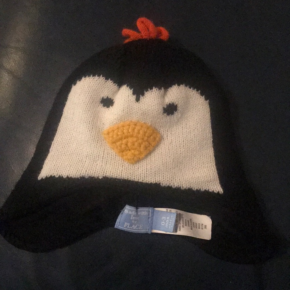 Penguin baby hat